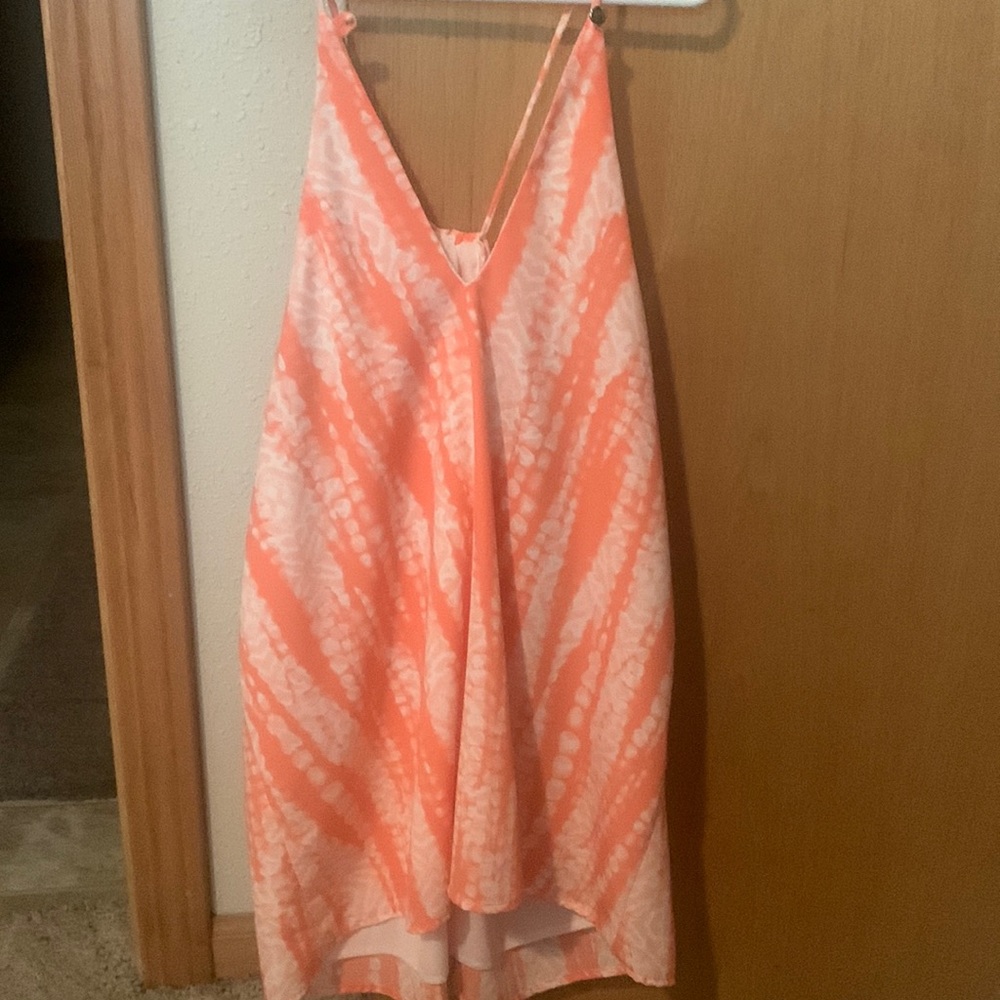 pink lily tank top